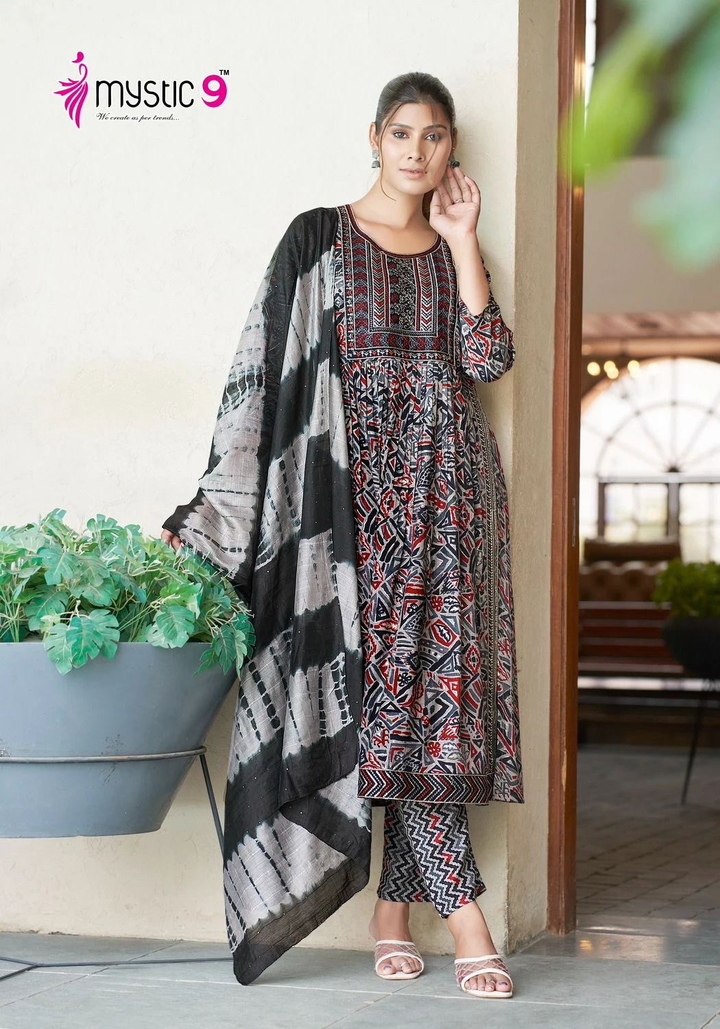 Mystic 9 Sara Vol 6 Two Ton Rayon Wholesale Readymade Salwar Suit Catalog — Wholesale Salwar Suits, MPA wholesale from Surat - Gallery Image 8